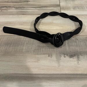 Black Twisted Belt
